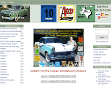 Tablet Screenshot of inspectionsticker.net